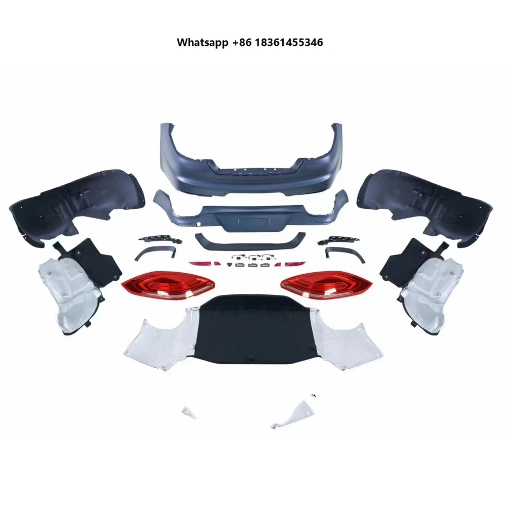 

For Panamera 970.2 2014-2019 Modified Taillight rear lip inner eyebrow Car Rear Bumper Assembly