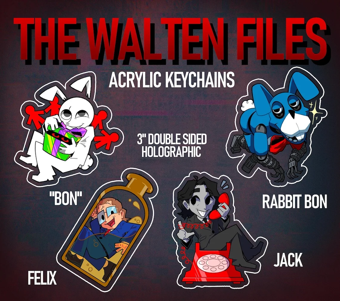 Walten Acrylic Keychain File - Customizable ID Label for Keys