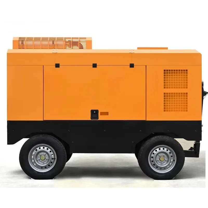 550CFM 13Bar Diesel Engine Portable Screw Air Compressor Machine for DTH Water Well Drilling Rig Industrial Compressors