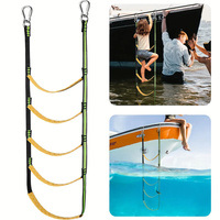 Inflatable Boat Special Boarding Ladder, Inflatable Boat Launching Ladder, Foldable Hanging Ladder