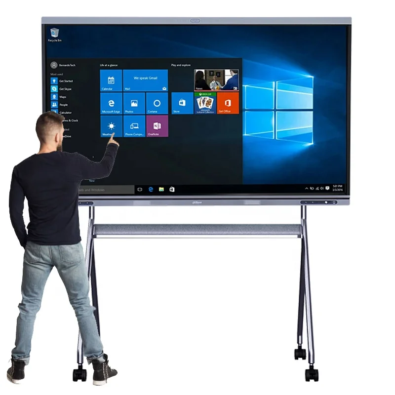 Interactive Touch Screen Board For Meeting School Teaching TV Touch Education Whiteboard Digital Display Smart Whiteboard