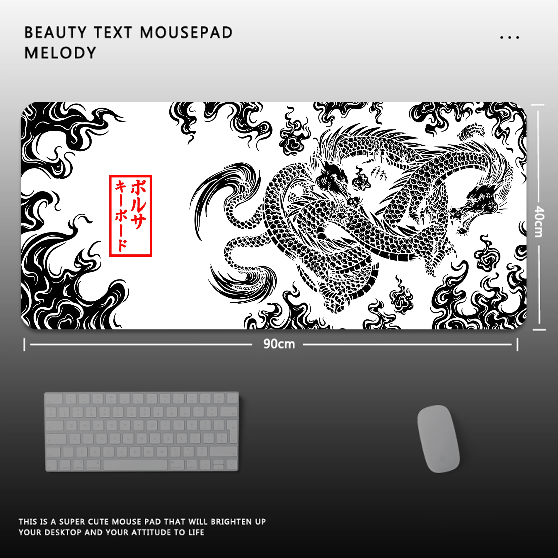 

XXL Dragon 80x30cm Mouse Pad Computer Laptop Anime Keyboard Mouse Mat Large Mousepad Keyboards Gamers Decoracion Desk Mat