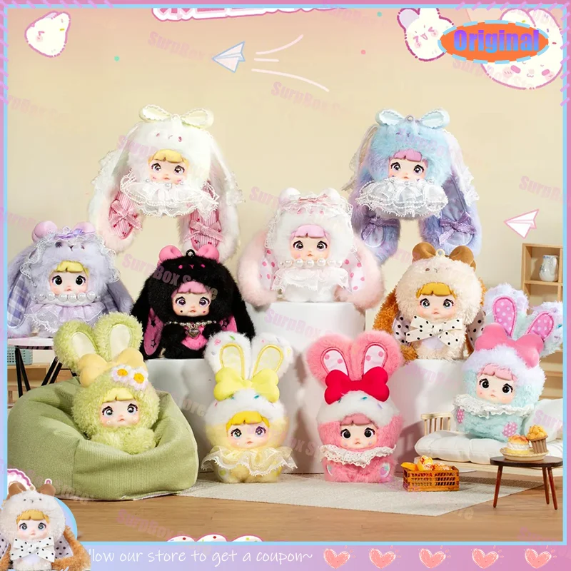 

New Original Nommi baby-Sweetheart Bunny Series Blind Box Doll Hanging Ornament Soft Stuffed Toys Collectible Girl Birthday Gift
