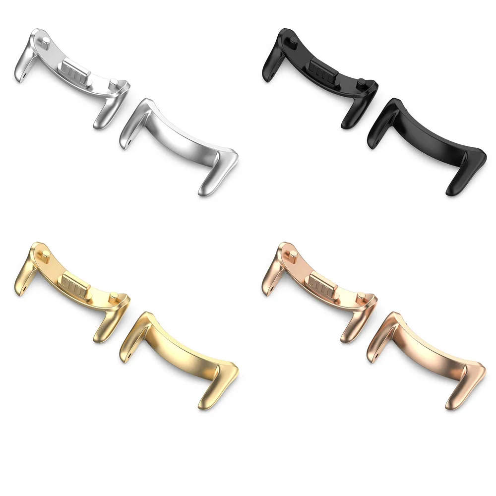 1pair For Xiaomi Band 9 9NFC 316L Zinc Alloy Arc Connector Adapter to 14MM universal watchband strap accessories