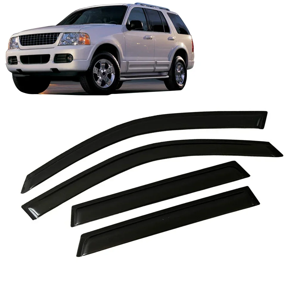 

Window Visor for Ford Explorer U152 2002 2003 2004 2005-2010 Wind Deflectors Rain Guards Door Visor Vent Shades Ventvisor Sun