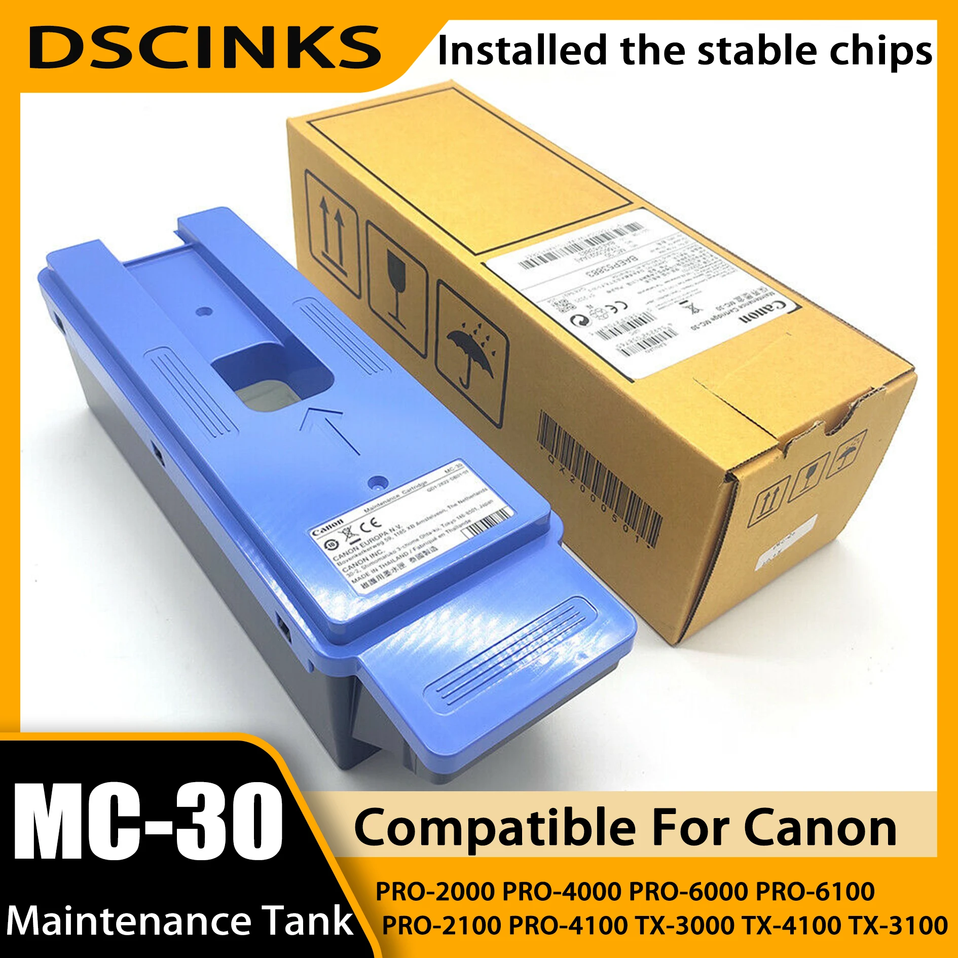 

MC-30 Maintenance Cartridge for Canon imagePROGRAF GP-2000 4000 PRO-2100 4000 4100 6000 6100 TX-3000 3100 4000 4100 Printers