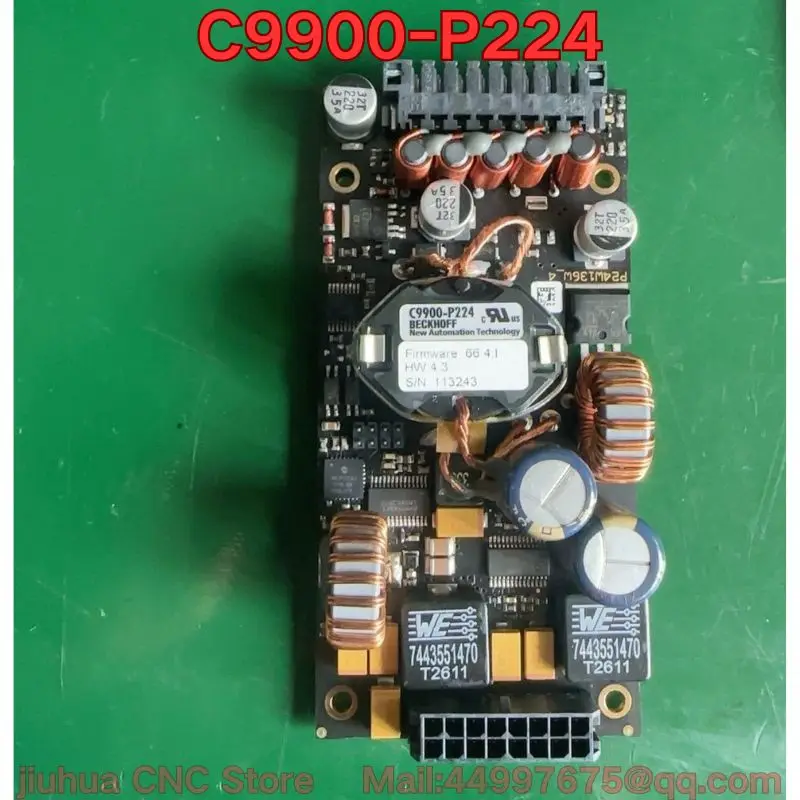 Used C9900-P224 industrial computer power board, functional test normal, version differences exist, please PM for details.