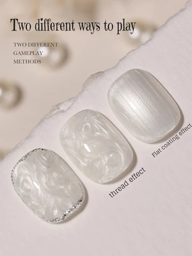 Imagen 1 del producto MIANEL 12ml 1-12 Uds uñas de otoño Aurora hilo de perlas esmalte de uñas de Gel brillo sirena esmalte de uñas uñas de invierno uñas blancas