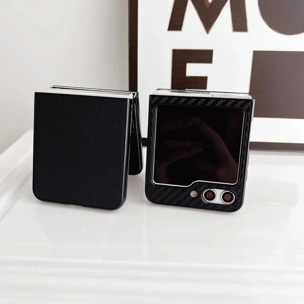 

Luxury Business Crocodile Leather Texture Phone Case for Samsung Galaxy Z Flip 7 6 5 4 3 5G Impact Resistant Protective Cover