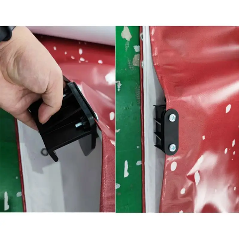 Garage Door Backdrop Installation Kit 6 Pieces Banner Clamps Installation Kit Long Lasting Installation Accessories Banner Clips