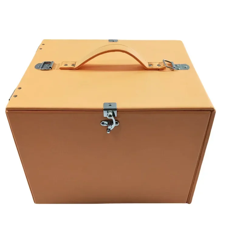 Customized creative portable leather box, high-end gift , business festival gift , wedding gift suitcase box
