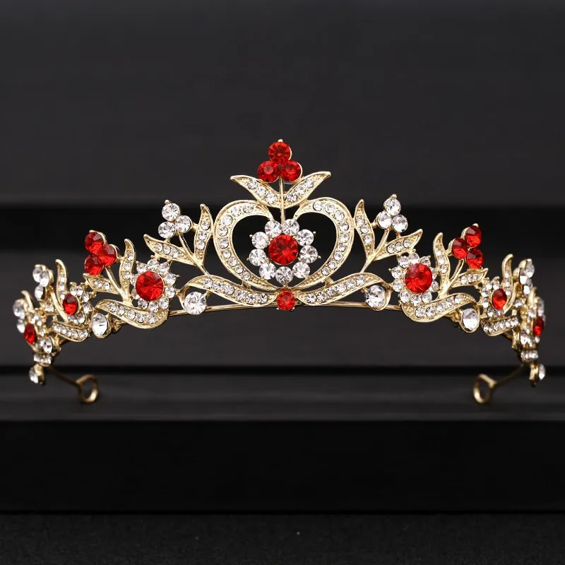 Wedding Crown Hair Jewelry Bridal  Hair Accessories Women Baroque Crown Rhinestones Crystal Tiaras Bride Queen Party Crowns Gift image 3