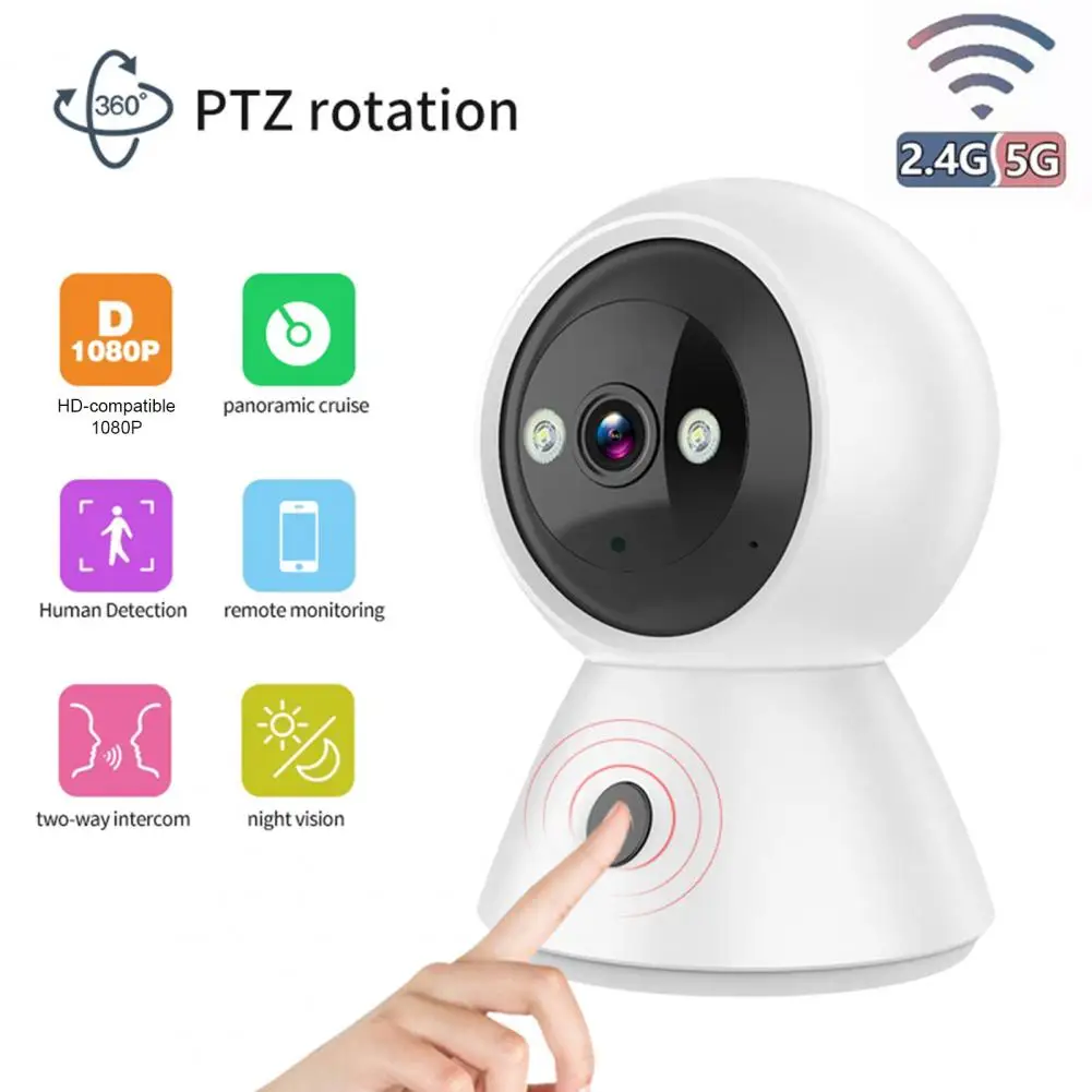 Camera with Active One-touch Calling Hd Night Vision Wireless Security Camera with Motion Detection One-touch for Surveillance