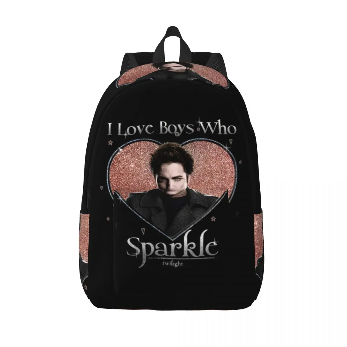 Edward Cullen Twilight Movie Backpack for Preschool Kindergarten School Student Robert Pattinson Bookbag Boy Girl Kids Daypack
