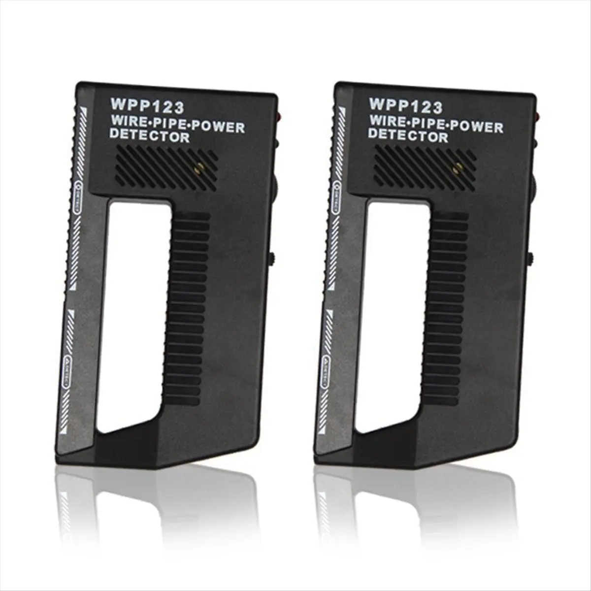 A74U 2pcs WPP123 Metal Detector, Wall Scanner Metal Detector,Adjustable Alert Pipe Power Wall Stud Finder Metal Detector