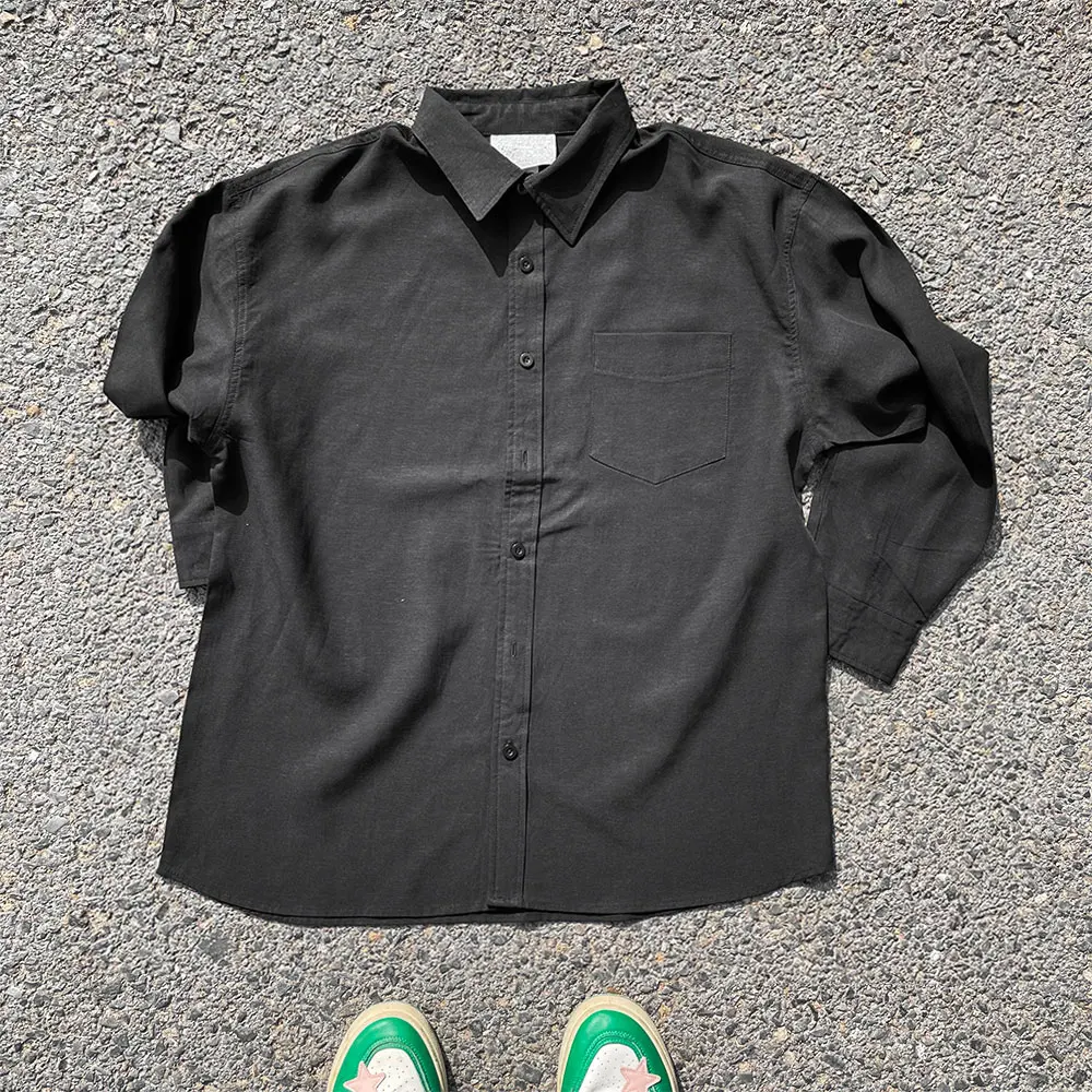 camisa-de-manga-larga-para-mujer-negra-estilo-coreano-diseno-sensacional-ropa-de-primavera-informal-color-puro-studio