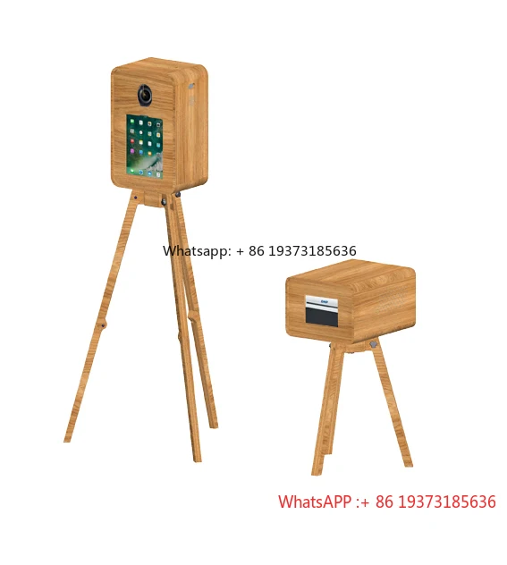 

18,5-дюймовый экран, цвет краски для дерева, DSLR, фотобудка для вечеринки, фотобудка, свадьба, дерево, винтажная фотобудка, цена