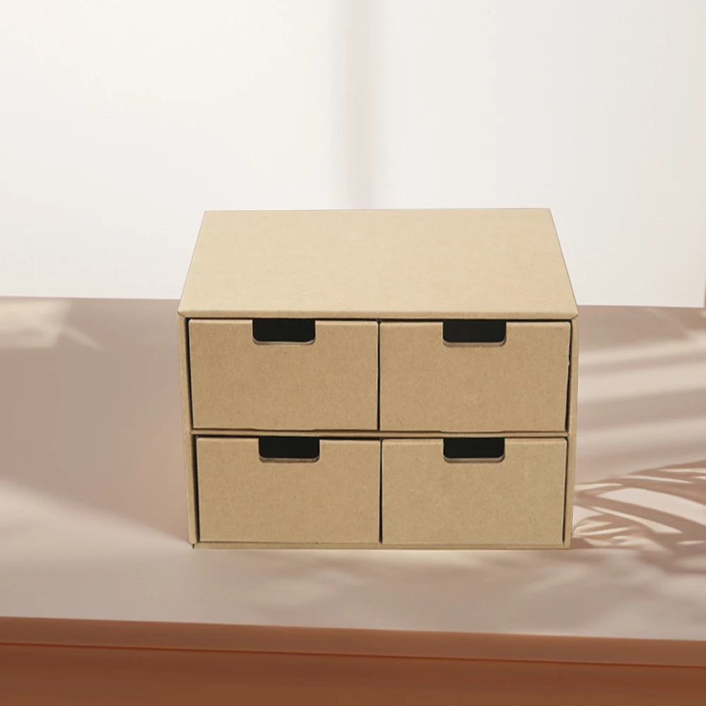Paper Organizer Storage Box Multifunctional Desktop Office Desk File Storage Box Document Drawer Organizer Desktop Drawer