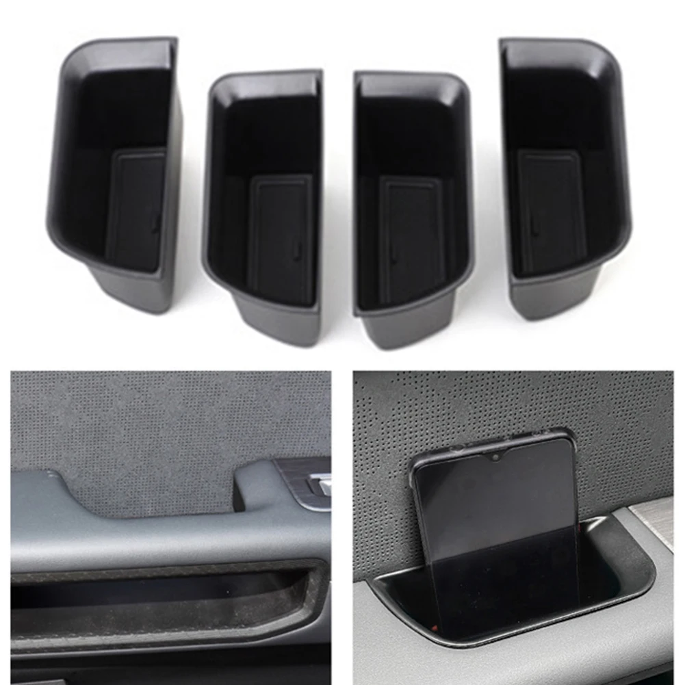 4pcs/Set Car Inner Door Storage Box For Jetour T2 For Traveler 2023 2024 Car Armrest Storage Box Accessories