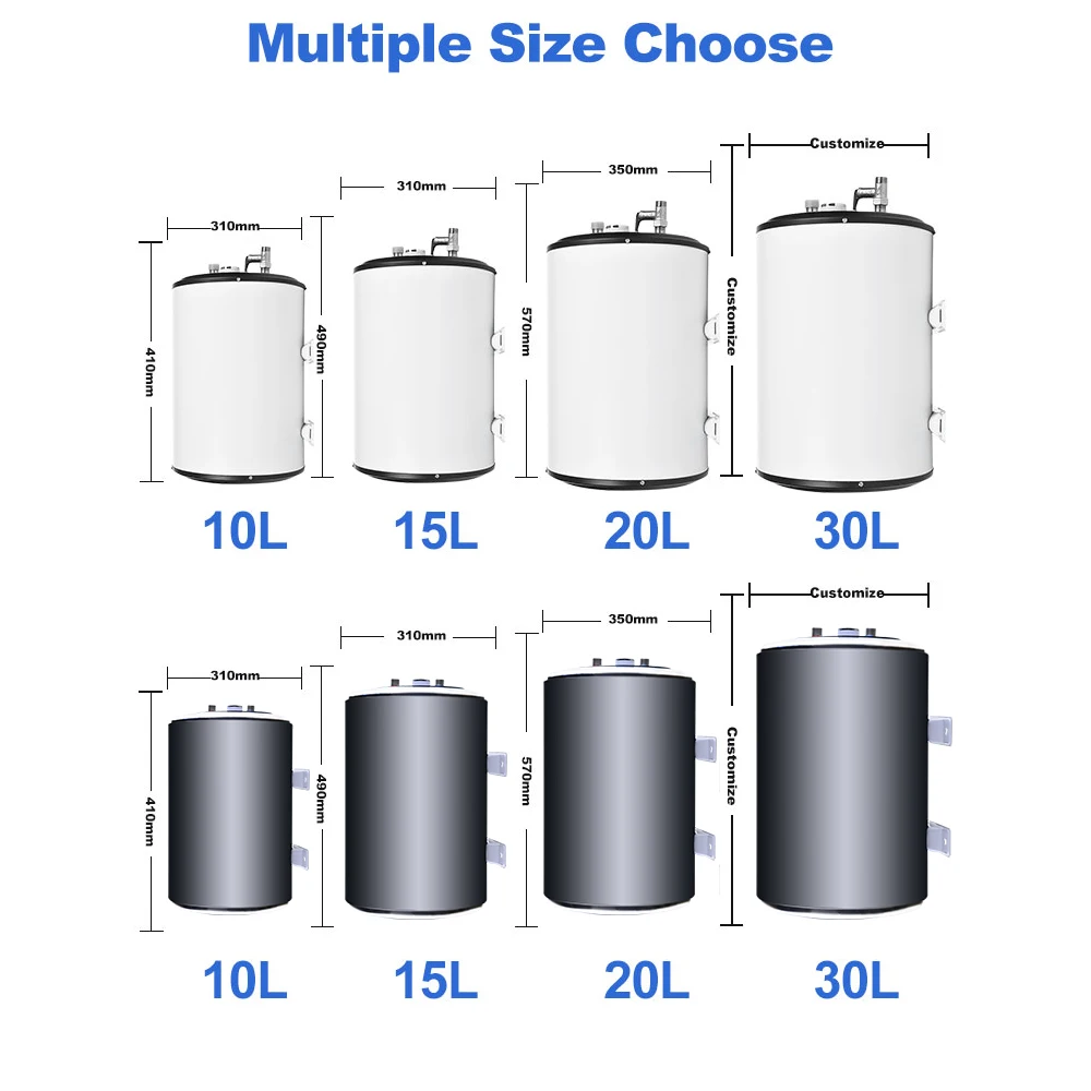 Electric 10L Power Constant Temperature Long Life Reliable Anti-Corrosion Stainless Steel 304Caravan Storage Water Heater ForRV