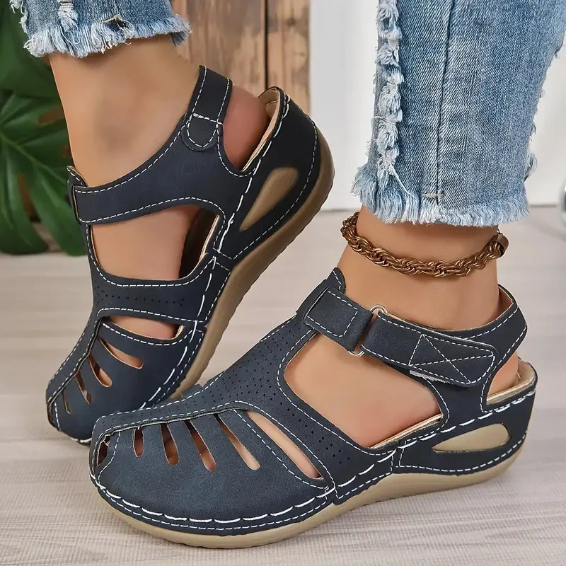 

Women Sandals Bohemian Style Summer Shoes For Women Summer Sandals With Heels Gladiator Sandalias Mujer Elegant Wedges Shoes