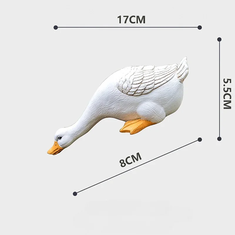 Outdoor Simulation of Drinking Water Duck Resin Ornaments Pool Fish Pond Waterscape Decoration Layout view 4
