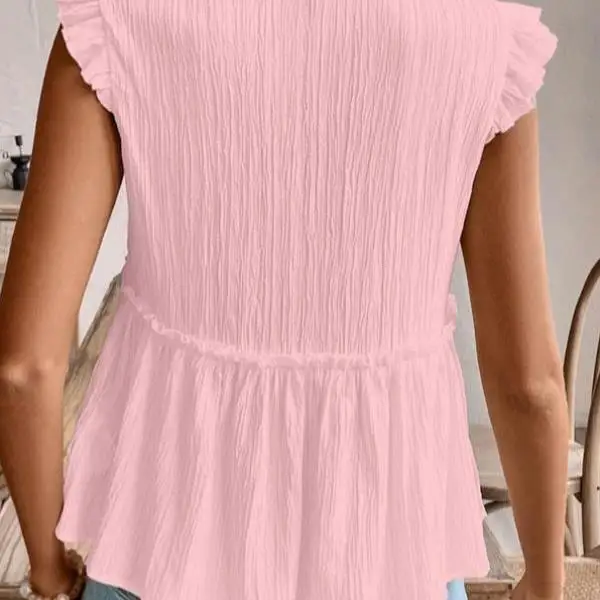 純色テクスチャ irt メンズ レディース 花柄 クロスボーダー 新作 スリーブレス カラーインナーウェア PUレザー