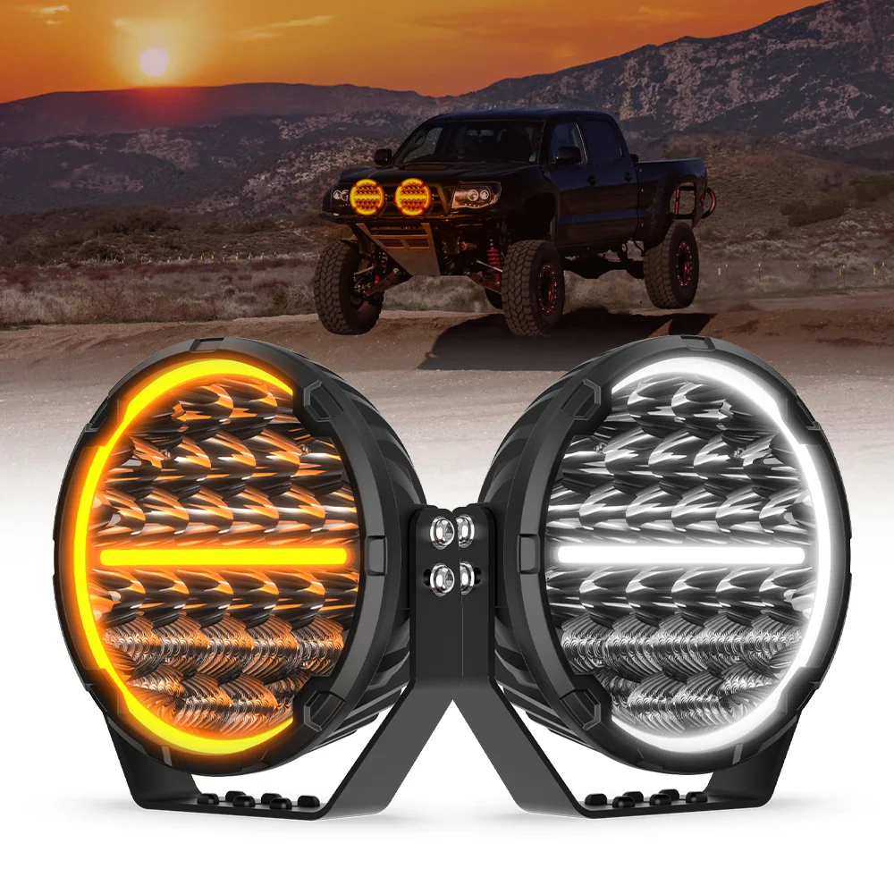 Led Work Light 1580M Off Road Led Spotlight 4x4 IP68 Bumper Roof 4WD SUV 9 Inch for Truck Offroad Led Driving Light 9 inch