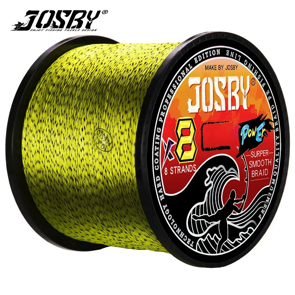 JOSBY Japan 8X 8 Stränge Geflochtene Angelschnur 100 M 300 M 500 M Multifilament Gesprenkelter PE-Draht Fliege Meer Salzwasser Süßwasser Pesca