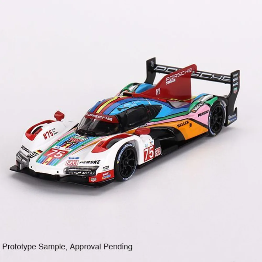 

MINIGT Porsche 963 #75 1:64 2023 Le Mans alloy car model 740 #