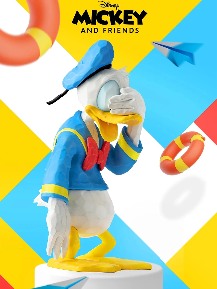 

Оригинальная коллекция статуй и украшений Disney Donald Duck, ограниченная серия, праздничные подарки, рождественские подарки для друзей