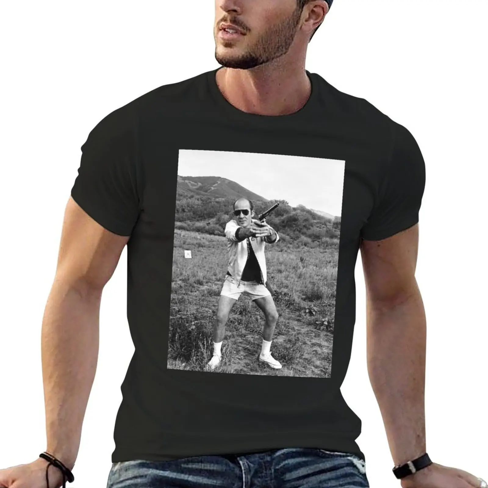 

Hunter S. Thompson T-Shirt summer clothes street wear vintage clothes mens fashion