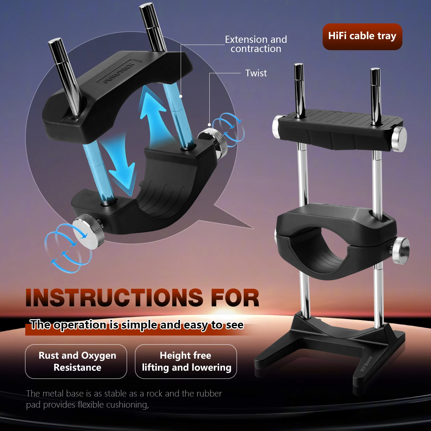 Suspension cable rack NCF booster power plug fixed cable tray bracket of the same architecture