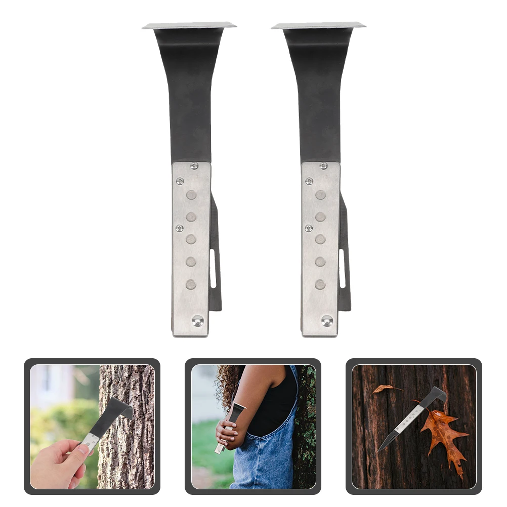 

2pcs Scraper Curved Draw Shave Debarking Hand For Tree Grafting Log Peeling Woodworking Gardening Metal Stripper Manual Tree
