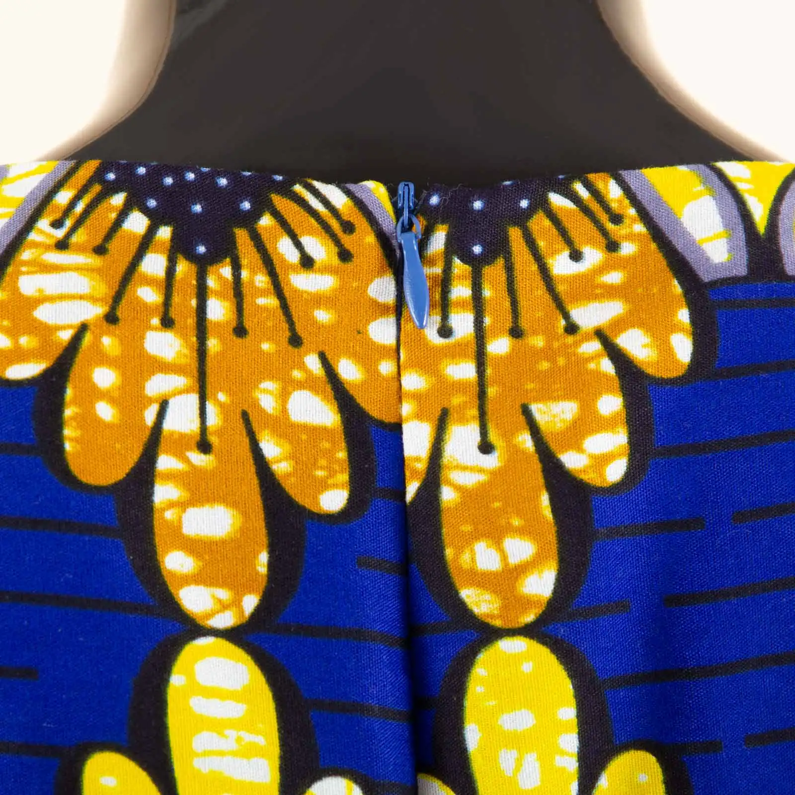 African Women\'s Dresses Ankara O-Neck Patchwork A-line Short Sleeve Dress Dashiki Printed Party Wedding Dresses