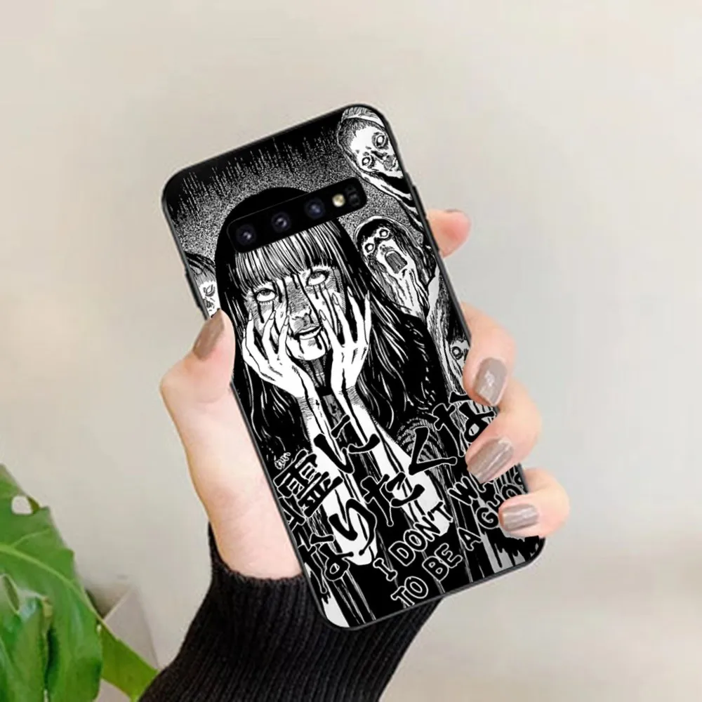 Junji Ito comics Phone Case For Samsung S 9 10 20 21 22 23 30 23plus lite Ultra FE S10lite Fundas