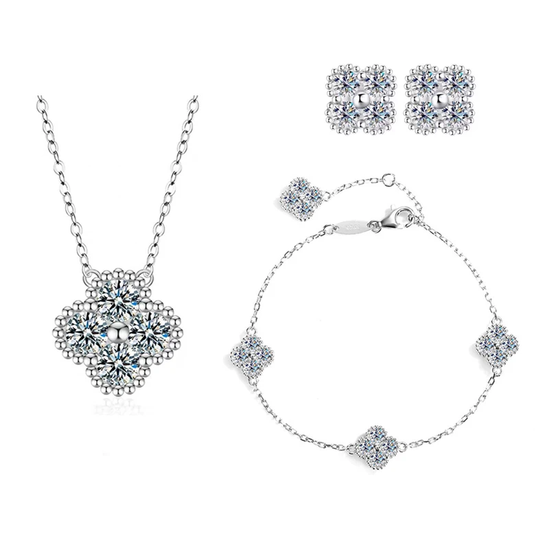 

Полный муассанит, ожерелье, браслет, серьги, лабораторные кольца с бриллиантами, ювелирные изделия, позолота 18 карат, серебро S925 с сертификатом