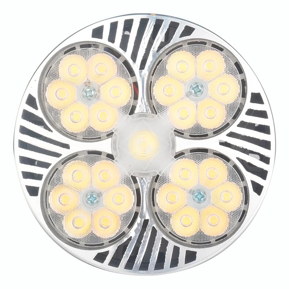 Aladin 6PCS Reflektor sufitowy LED do Art Studio Cloth Shop E27 AC220V Lampa PAR30 28W 37W Oprawa szarowa Oświetlenie 3000K