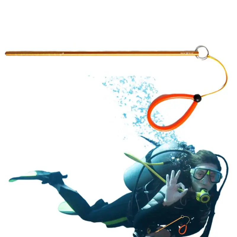 

Scuba Noise Maker Multifunctional Metal Diving Stick Rod Scuba Diving Gear Lobster Stick Pointer Rod Scuba Accessories With