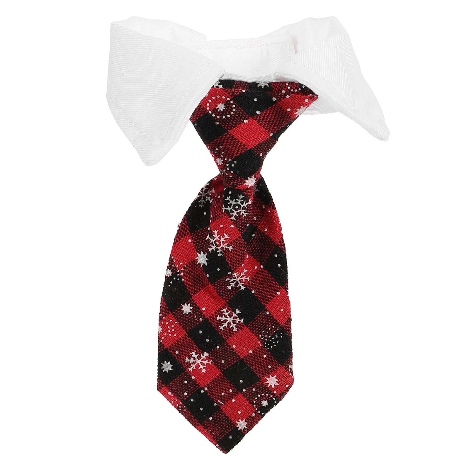 Dog Gentleman Saliva Towel British Style Tie Cat Neck Scarf Cute Collar Pet Supplies ([black and Red] Plaid) Accessories