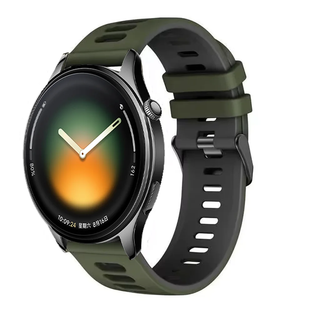 Sport Silicone 22mm 20mm Strap for Realme Watch 5 S Xiaomi Watch 5 S5-4-3-2 Bracelet OPPO Watch S X3 X2 Oneplus 4 Lite 3 2R Band