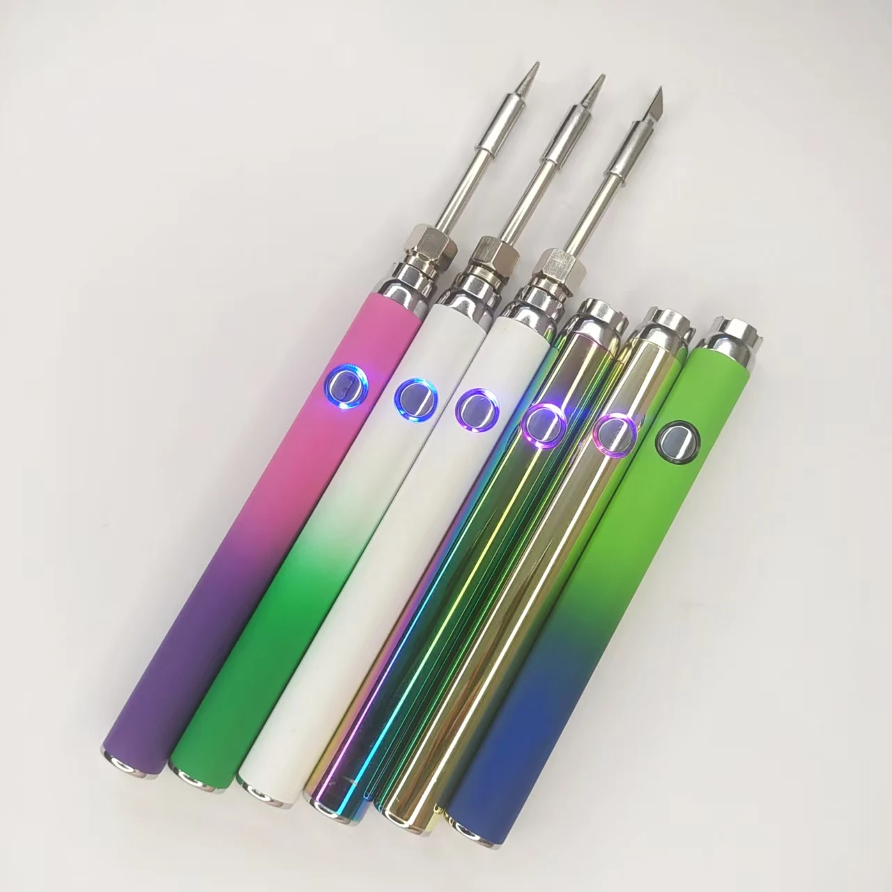 1-10pcs 11.2 Micro, Bottom Charging, 510 Thread Battery 350mah, DIY Soldering Iron, Mini Light Bulb Adjustable Voltage