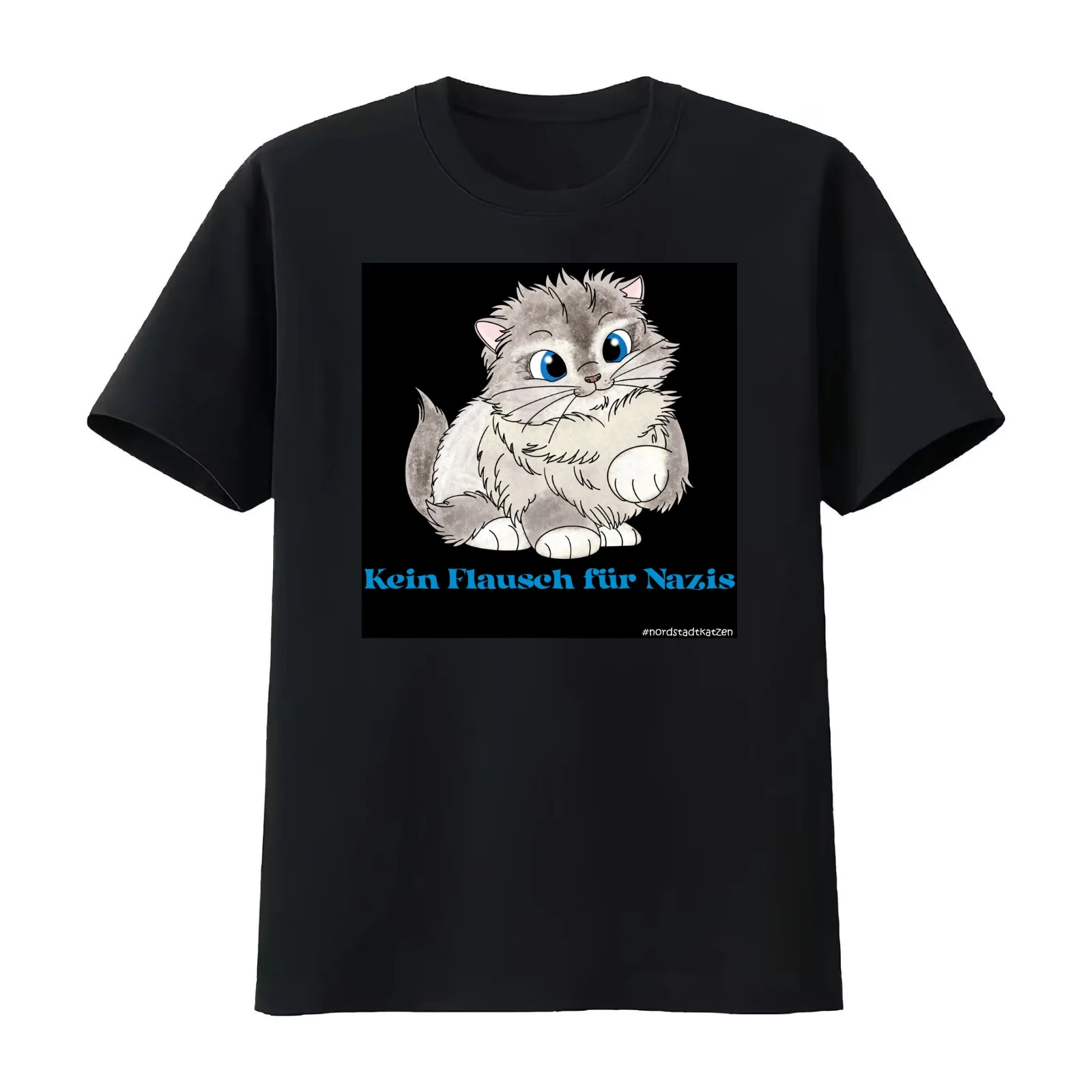 Kalli from the Nordstadtkatzen T-Shirt Summer Casual Cotton Tee Oversized Streetwear Tops Vintage Graphic Print 100% Cotton