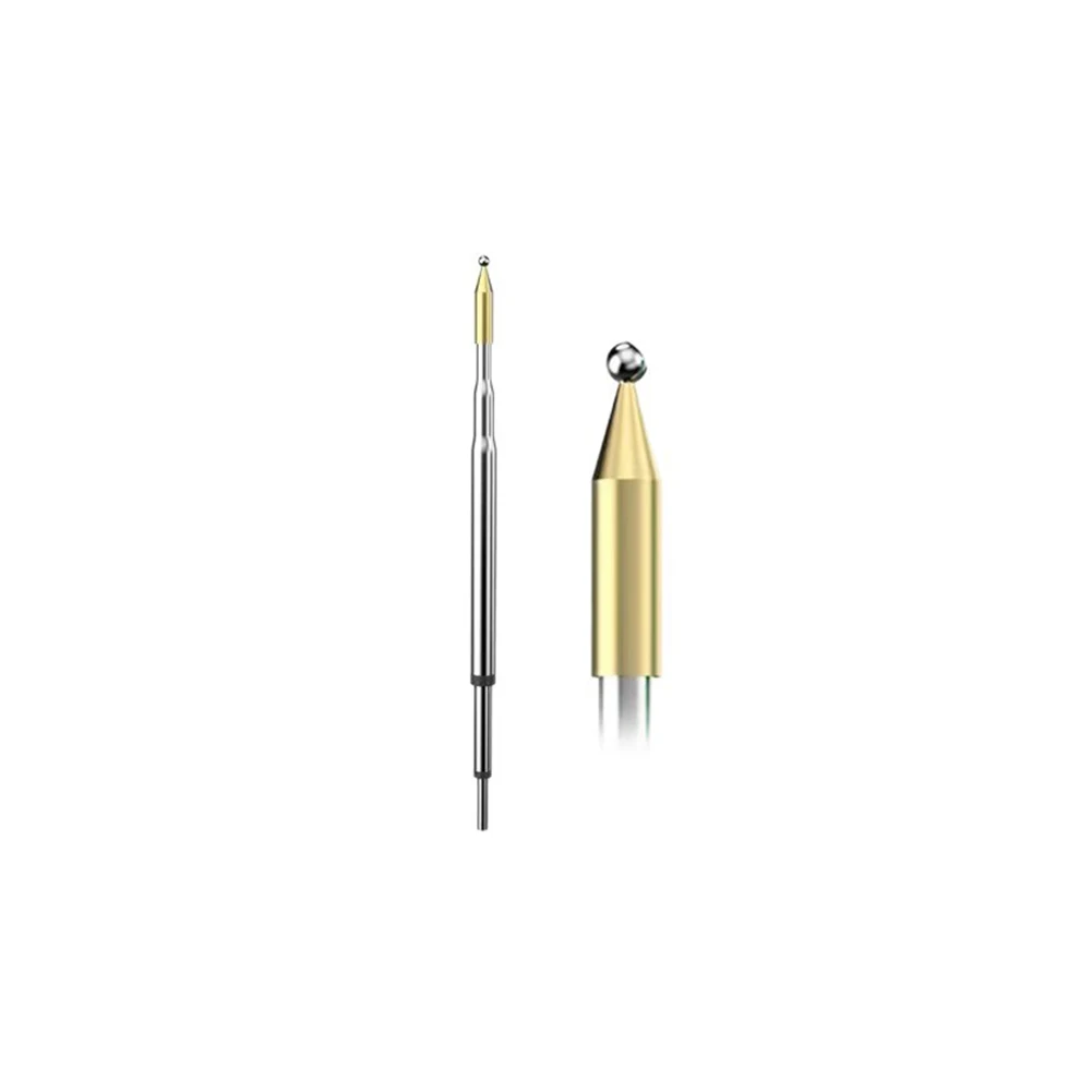Spherical C210 Soldering Tip for Mobile Device Repairs High Thermal Conductivity Gold Plated Brass Construction