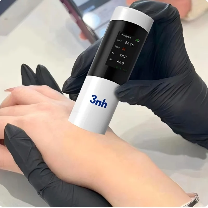 3nh Skin Colorimeter ITA° Tester, Melanin Index MI Erythema Index EI Detector, Skin Whitening Effect Test Machine for Beauty Sal