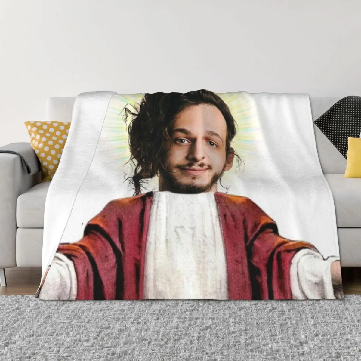 

Subtronics Jesus Throw Blanket wednesday Luxury Thermals For Travel Kid'S Blankets