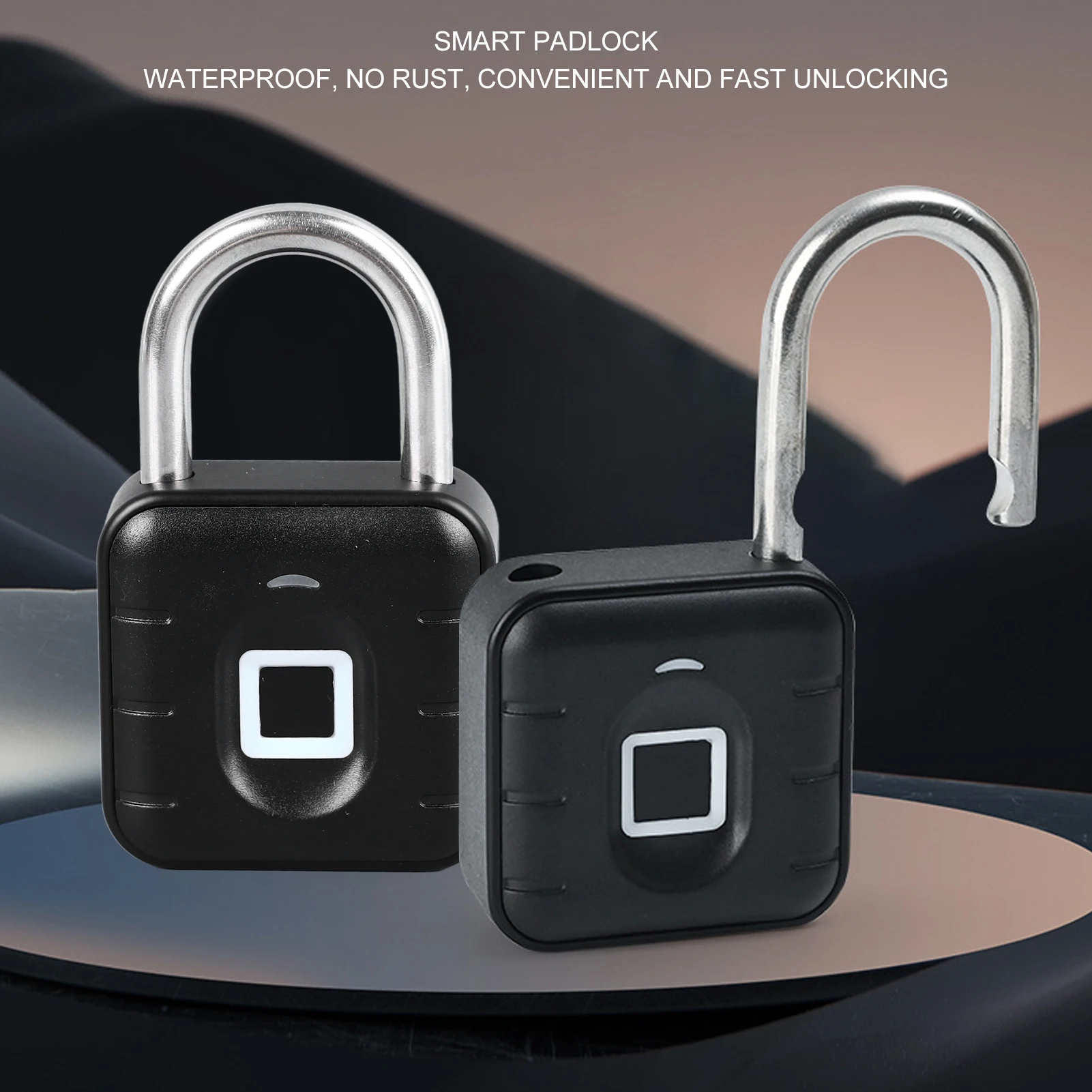 

Tuya Smart Fingerprint Padlock APP Unlocking Fast Identification High Strength Electronic Padlock for Drawer Locker Dorm Cabinet