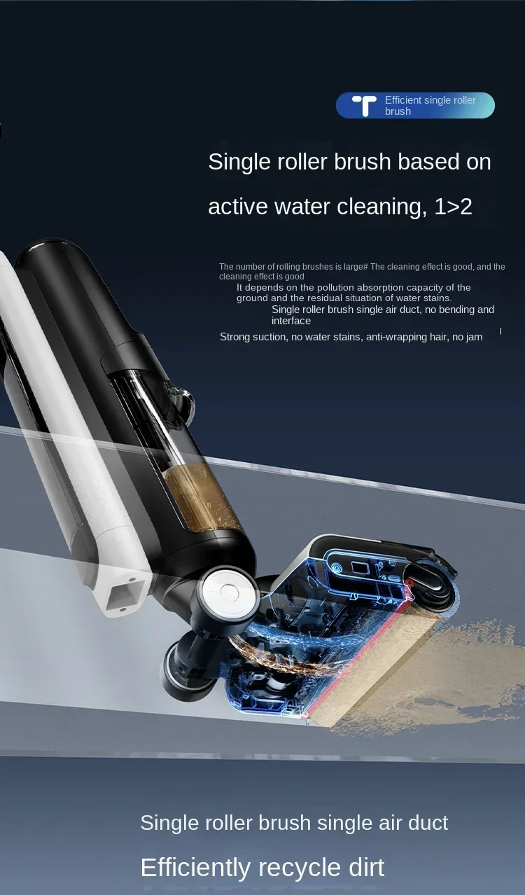 TINECO Fuvan 2.0ProLedc غسالة الأرضيات المضادة للبكتيريا شفط ممسحة ممسحة الأجهزة المنزلية آلة تنظيف مزدوجة Welt