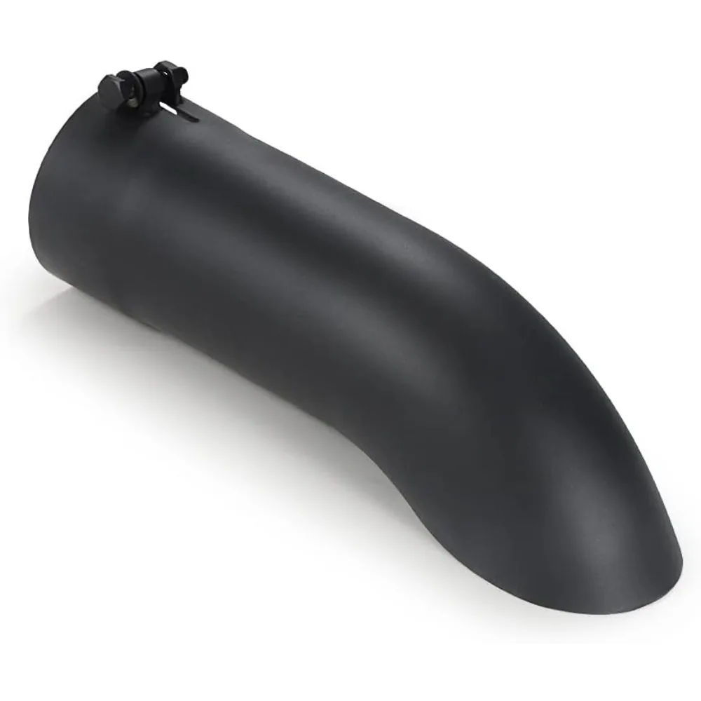 

3.5" Inlet Turn Down Exhaust Tip Black, 3.5" Inlet 3.5" Outlet 12" Overall Length Tailpipe Tip