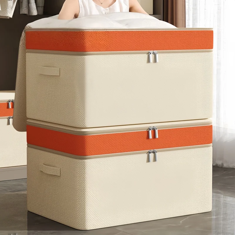 Double Layered Splicing Large Capacity Storage Box,Can Be Stacked and Placed,Clothes,Pants,Blankets Storage,three Specifications